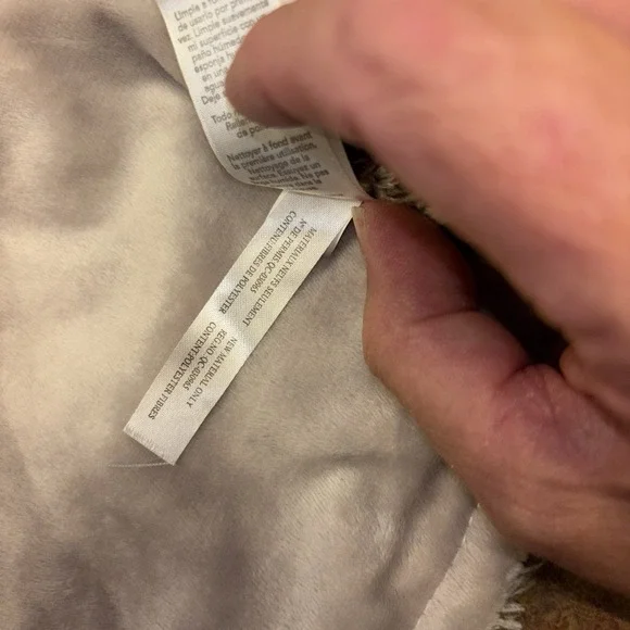 Carters Gray Shaggy Sloth Security Blanket Plush Baby Lovey Super Soft - Picture 5 of 6